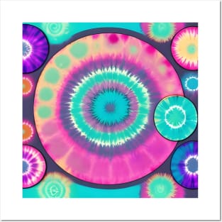 AI generated Tie Dye art Posters and Art